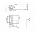 Смеситель для ванны Frap F2245