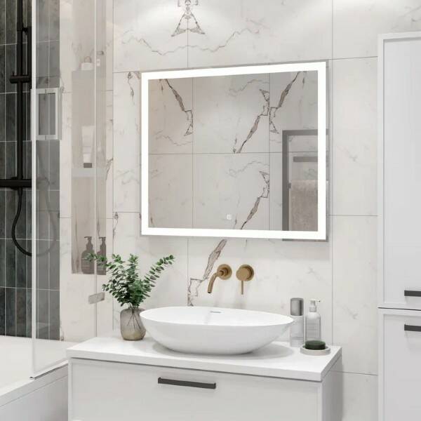 Зеркало "CLAMM" 800х700 LED подсветка ЗЛП3022
