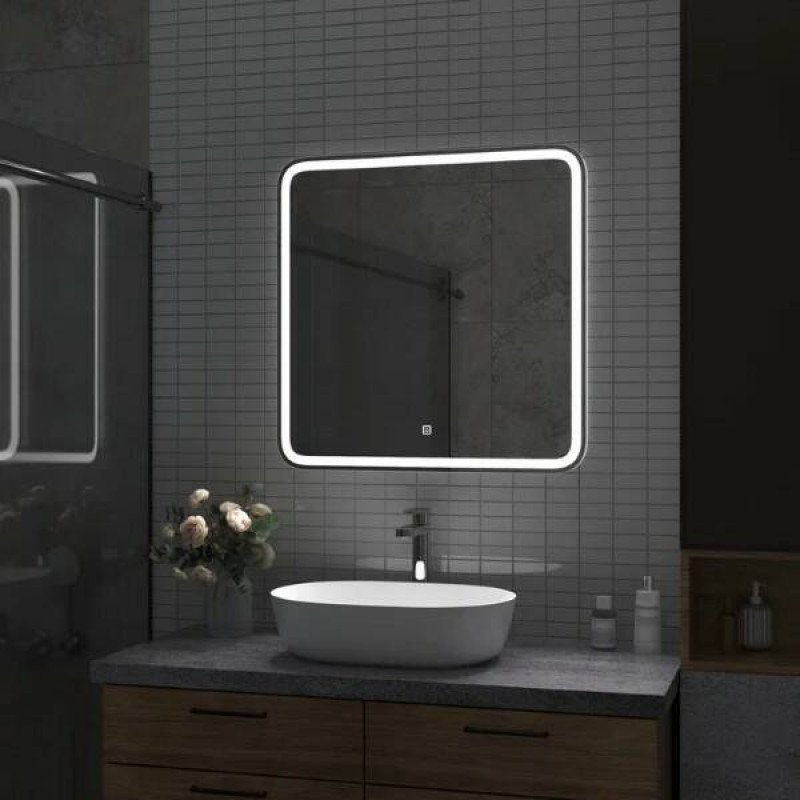 Зеркало "RUSSO" 700х700 LED подсветка ЗЛП3036