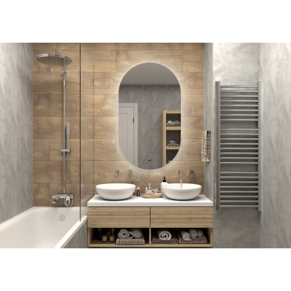 Зеркало "Fleur Led" 700х1200 с бесконтактным сенсором ЗЛП628