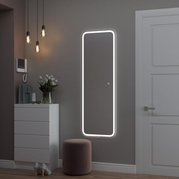 Зеркало "Loren Led" 455х1350 ЗЛП430