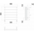 Полотенцесушитель Terminus Вента П6 500х600