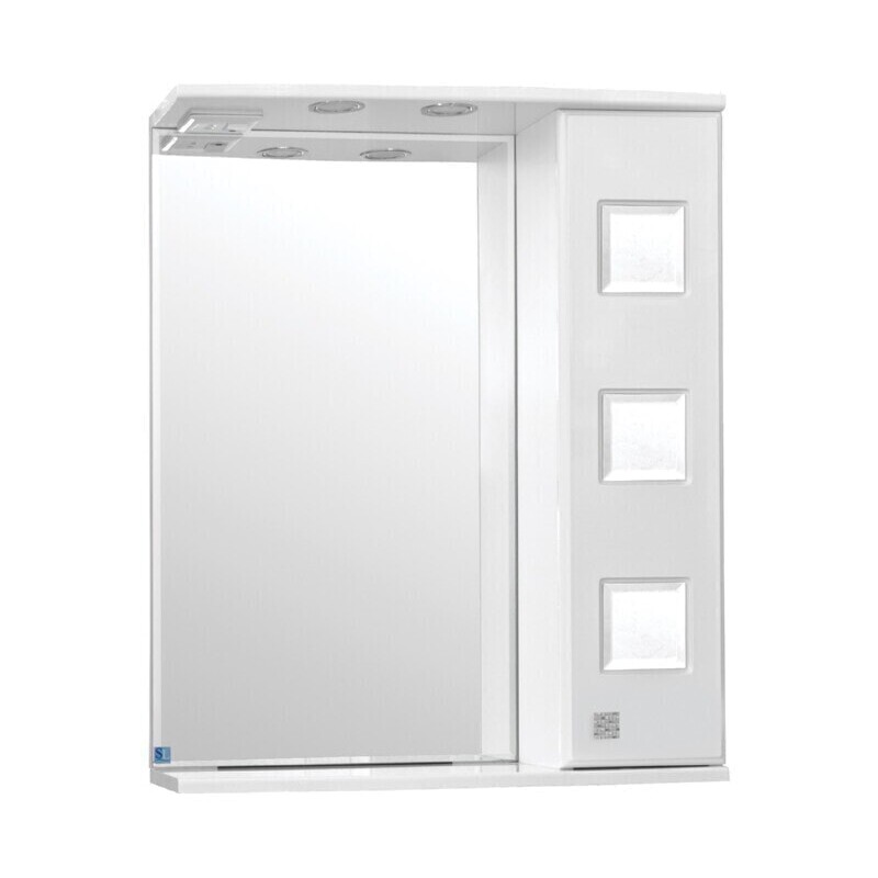 Зеркало-шкаф Style Line Крокус 650/С БЕЛЫЙ