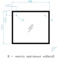 Зеркало Style Line Лофт 90