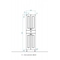 Колонна Style Line Магнолия 480 (1 ящик) Белый