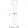 Колонна Style Line Магнолия 360 (1 ящик) Белый